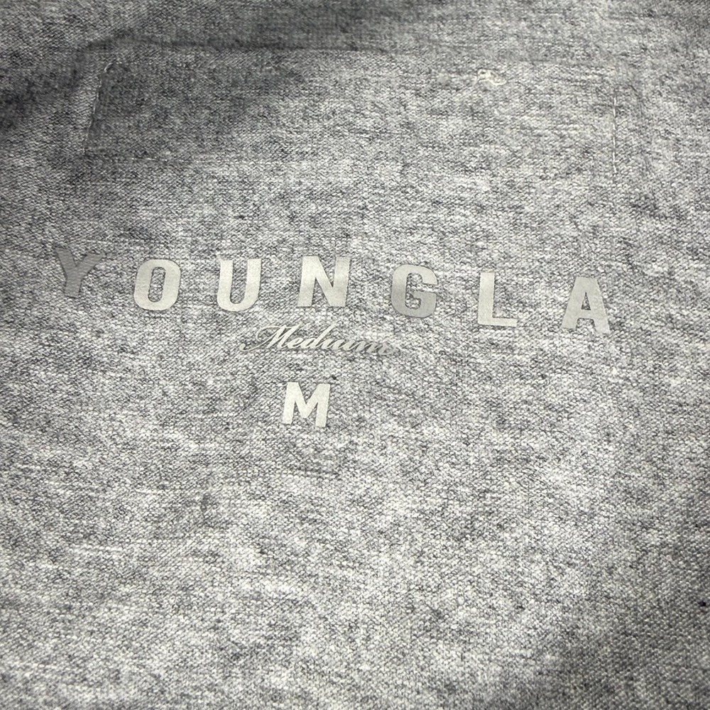 YoungLA Chapter 4 Version 2.0 Mens Medium Heather Grey Long Sleeve Gym Shirt NWT - Picture 8 of 10
